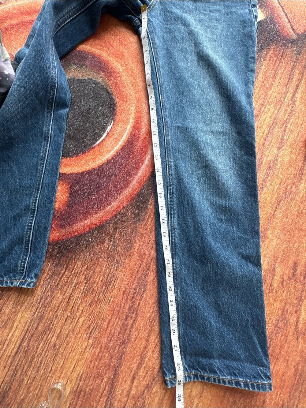 Aritzia Denim Forum The Joni High Rise Loose 29l Size 24 Blue Wash Everyday Wear - Picture 12 of 15